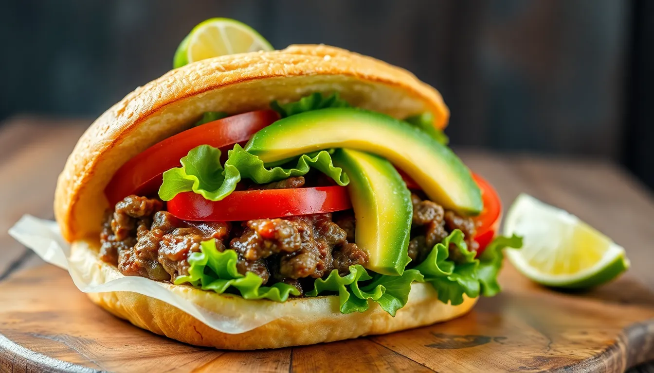 Authentic Tortas Mexicanas Recipe with Beef - Easy Mexican Sandwich at Home 10 Authentic Tortas Mexicanas Recipe with Beef - Easy Mexican Sandwich at Home 9
