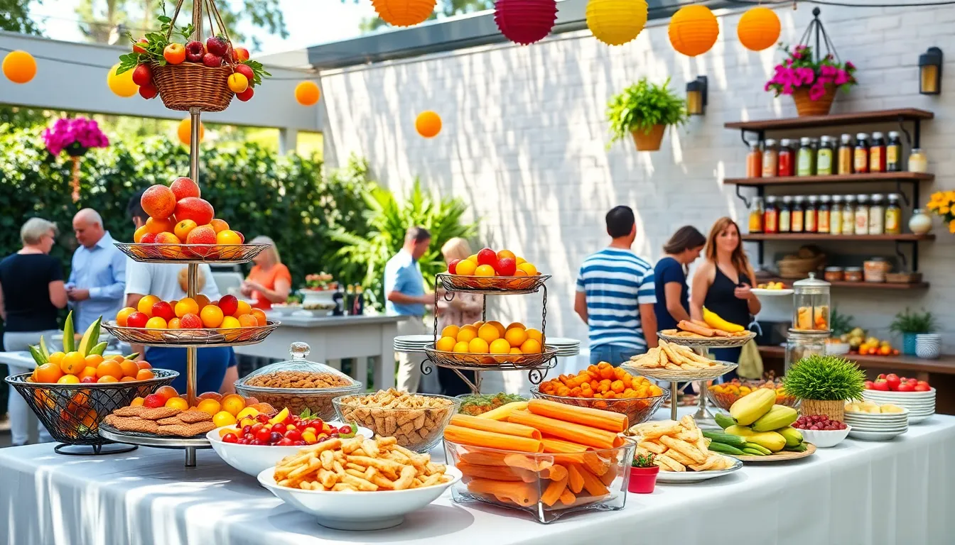 27 Backyard BBQ Buffet Table Ideas That'll Make Your Guests Go Crazy 12 27 Backyard BBQ Buffet Table Ideas That'll Make Your Guests Go Crazy 11