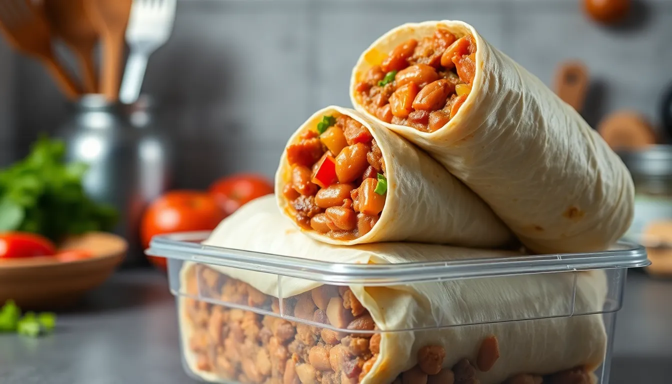 Easy Bean Beef Burrito Recipe - Ready in 30 Minutes (Perfect for Meal Prep!) 12 Easy Bean Beef Burrito Recipe - Ready in 30 Minutes (Perfect for Meal Prep!) 11