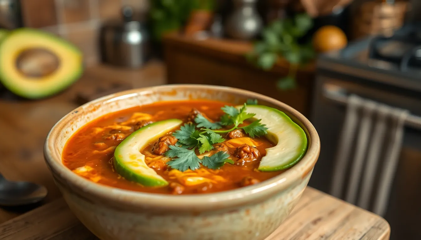Easy Beef Enchilada Soup Recipe - Ready in 30 Minutes 12 Easy Beef Enchilada Soup Recipe - Ready in 30 Minutes 11