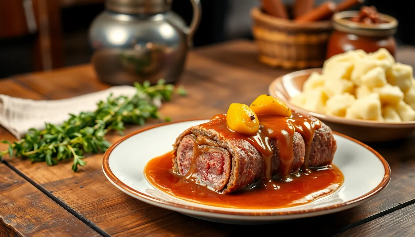 Authentic German Rouladen Recipe: Tender Beef Rolls with Rich Gravy (Easy Steps!) 11
