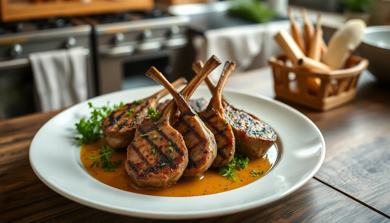 Perfect Grilled Lamb Chops Recipe: Easy 20-Minute Restaurant-Quality Results 12 Perfect Grilled Lamb Chops Recipe: Easy 20-Minute Restaurant-Quality Results 11