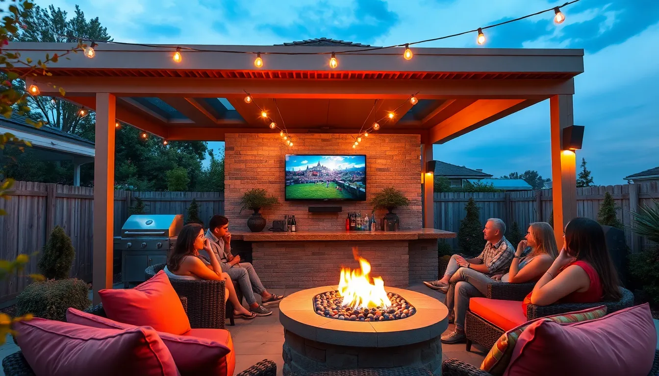 35 Stunning Outdoor BBQ Area Ideas to Transform Your Backyard Into an Entertainment Paradise 11