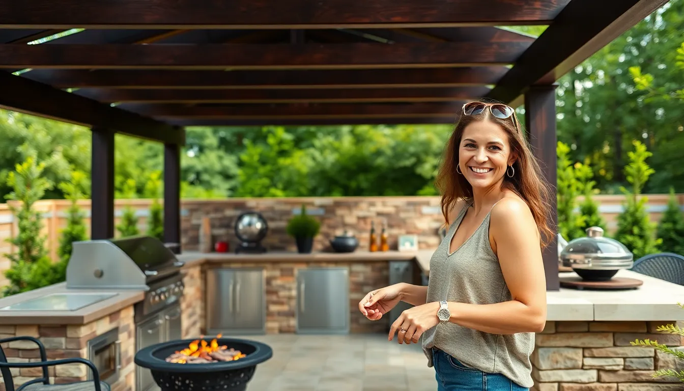 25 Stunning Outdoor Kitchen BBQ Ideas to Transform Your Backyard in 2025 12 25 Stunning Outdoor Kitchen BBQ Ideas to Transform Your Backyard in 2025 11