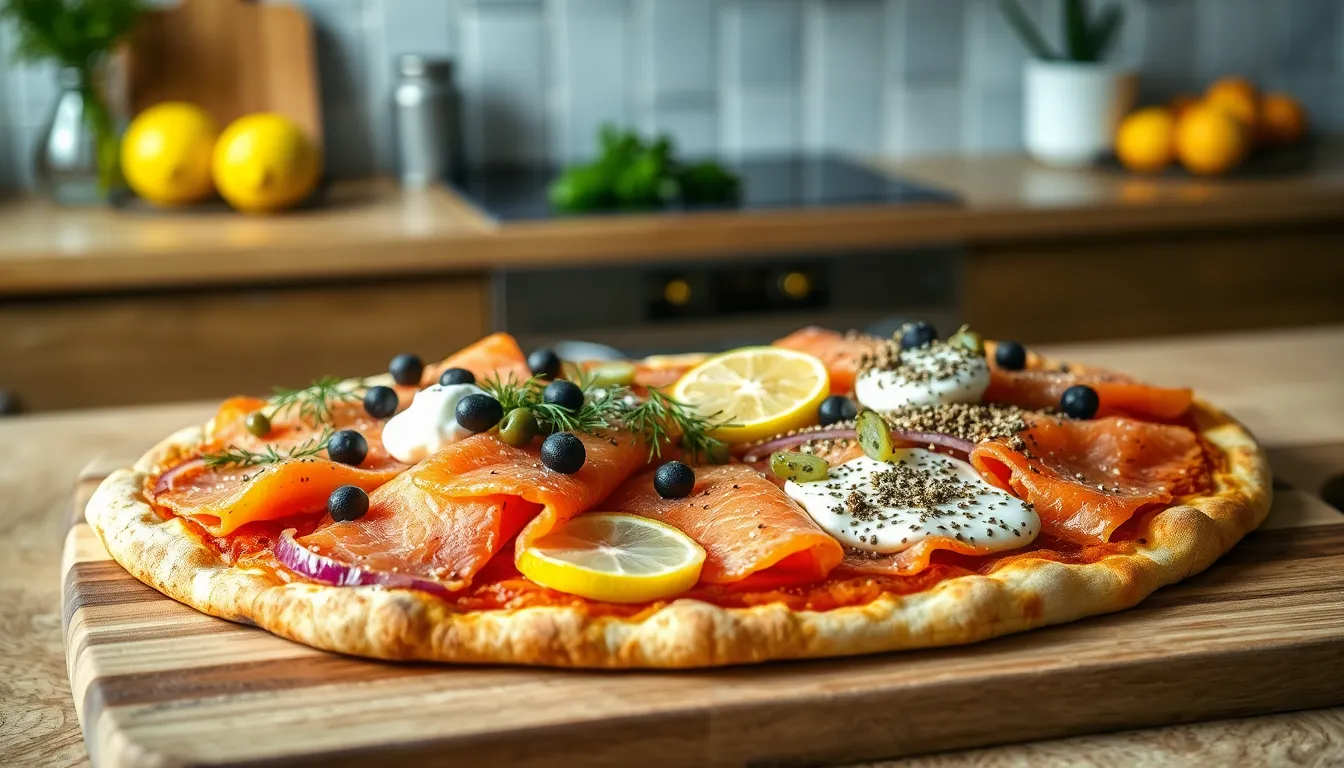 Gourmet Smoked Salmon Pizza Recipe: Easy Step-by-Step Guide (15 Minutes!) 12 Gourmet Smoked Salmon Pizza Recipe: Easy Step-by-Step Guide (15 Minutes!) 11