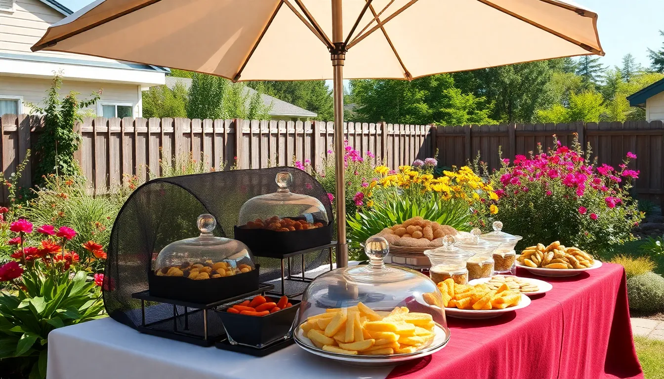 27 Backyard BBQ Buffet Table Ideas That'll Make Your Guests Go Crazy 14 27 Backyard BBQ Buffet Table Ideas That'll Make Your Guests Go Crazy 13