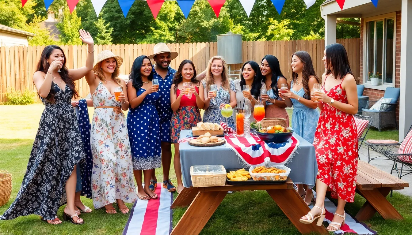 15 Stylish Backyard BBQ Outfit Ideas for Casual Summer Gatherings 14 15 Stylish Backyard BBQ Outfit Ideas for Casual Summer Gatherings 13
