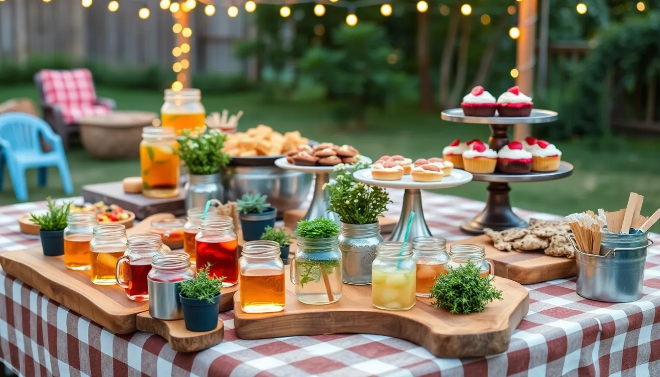 25 BBQ Grazing Table Ideas to Wow Your Guests at Every Backyard Party 14 25 BBQ Grazing Table Ideas to Wow Your Guests at Every Backyard Party 13