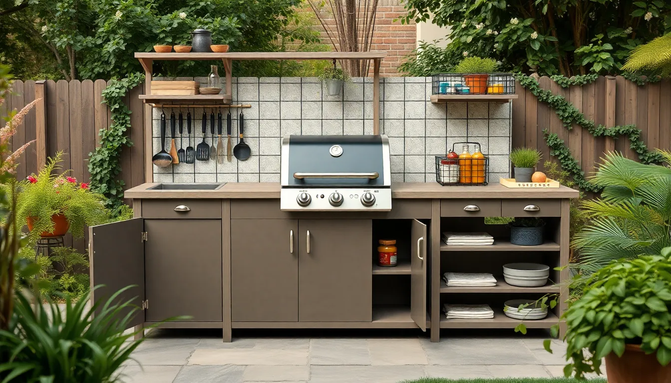 25 Creative Outdoor BBQ Stand Ideas That Transform Your Backyard Into a Grill Paradise 14 25 Creative Outdoor BBQ Stand Ideas That Transform Your Backyard Into a Grill Paradise 13
