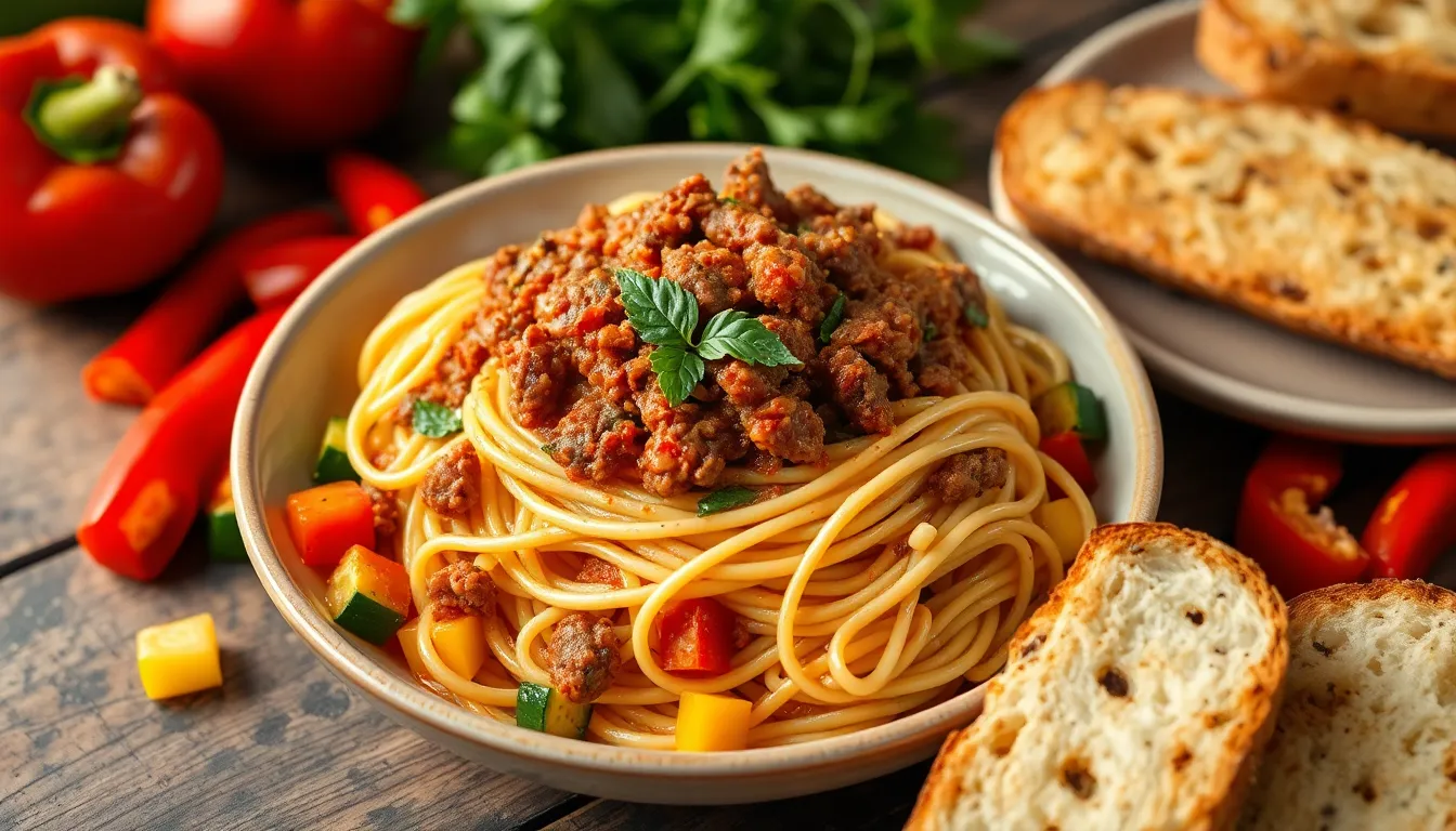 Best Easy Ground Beef Spaghetti Recipe (Ready in 30 Minutes!) 14 Best Easy Ground Beef Spaghetti Recipe (Ready in 30 Minutes!) 13
