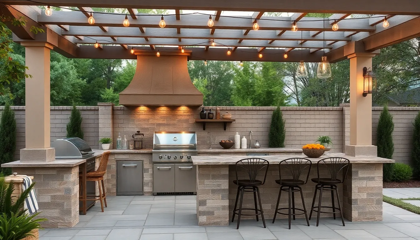 DIY Outdoor BBQ Kitchen Guide: Build Your Dream Backyard Cooking Space 13