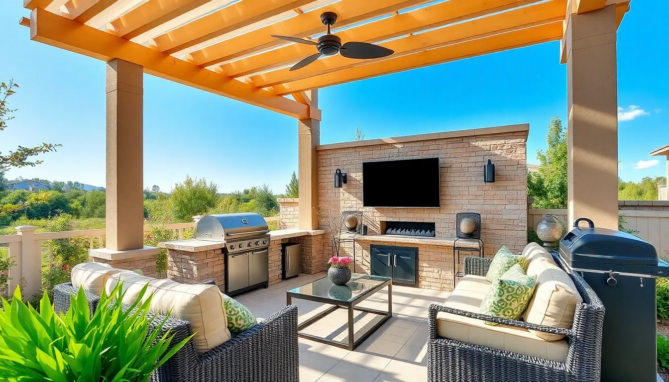25 Stunning Outdoor BBQ Patio Ideas to Transform Your Backyard in 2025 14 25 Stunning Outdoor BBQ Patio Ideas to Transform Your Backyard in 2025 13