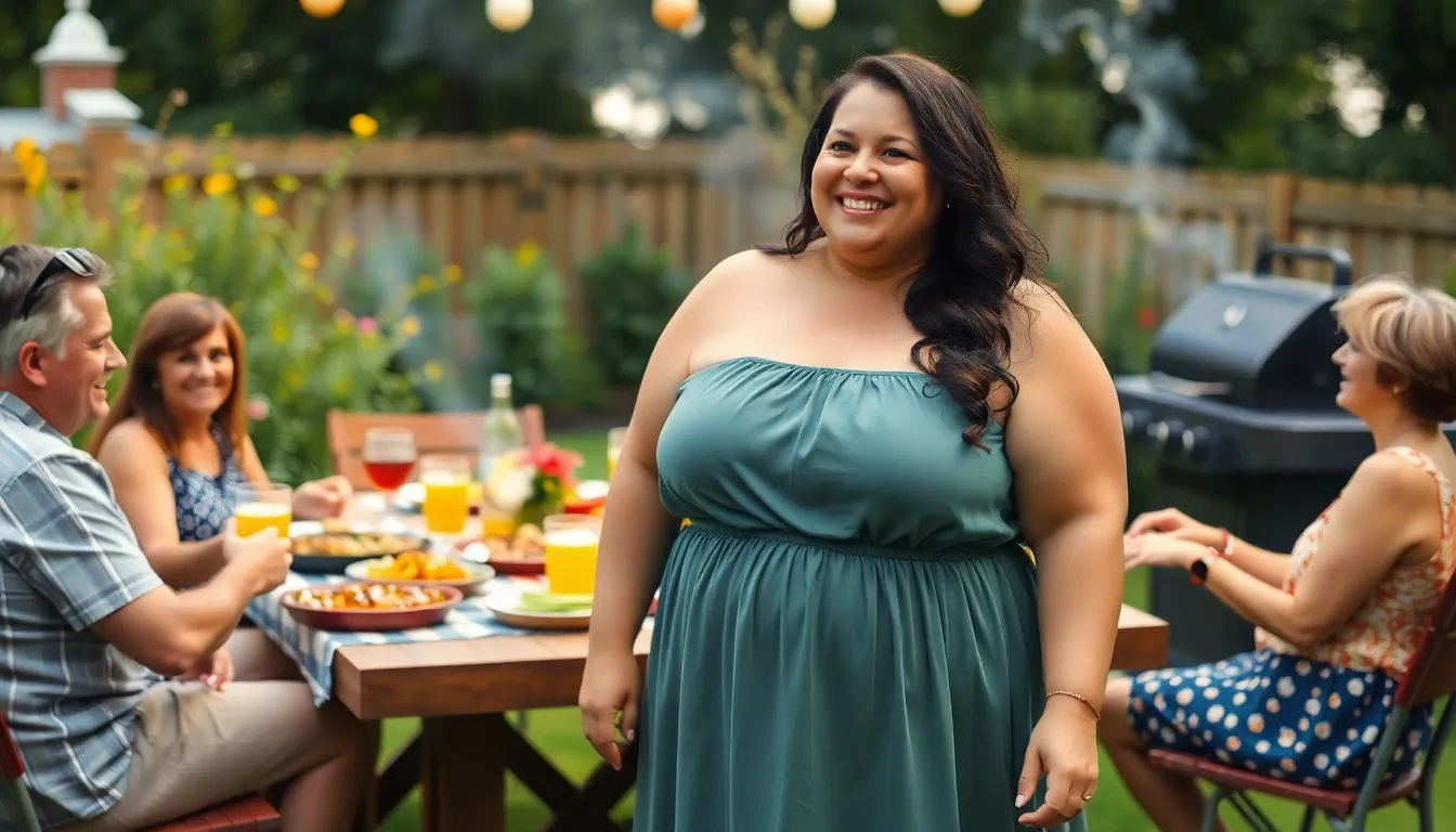 15 Stylish Plus Size BBQ Outfit Ideas That Keep You Cool & Confident 13