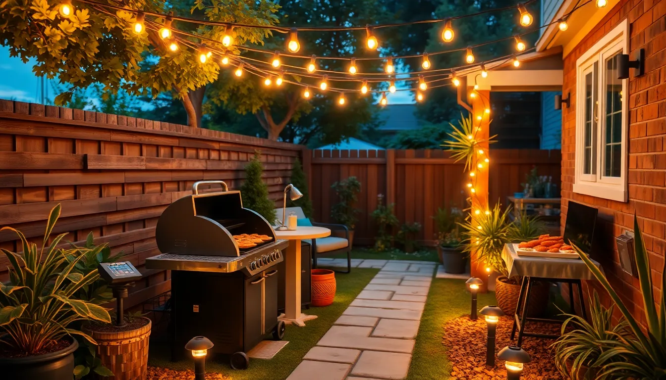 25 Small Garden BBQ Area Ideas That Maximize Your Outdoor Space (2025 Guide) 14 25 Small Garden BBQ Area Ideas That Maximize Your Outdoor Space (2025 Guide) 13