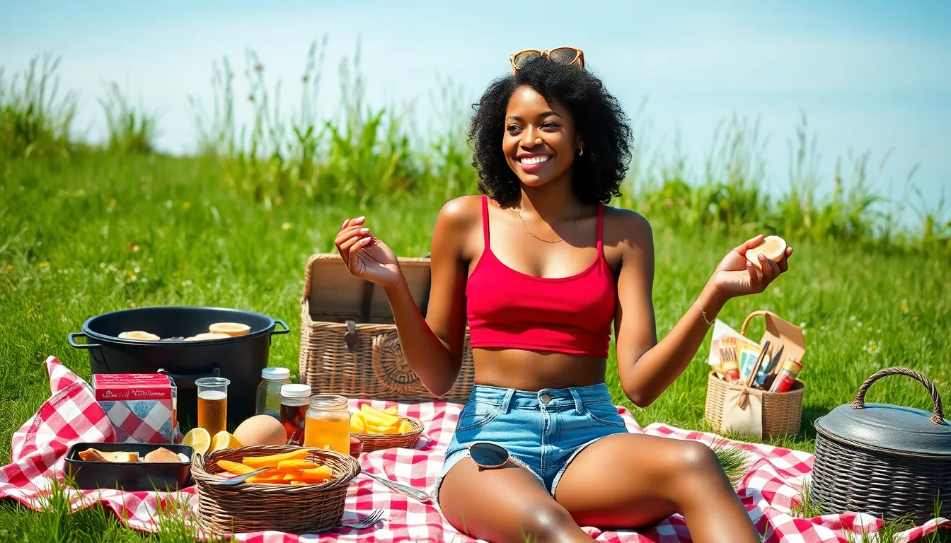 25 Stunning BBQ Outfit Ideas for Black Women This Summer - Stay Cool & Chic 16 25 Stunning BBQ Outfit Ideas for Black Women This Summer - Stay Cool & Chic 15