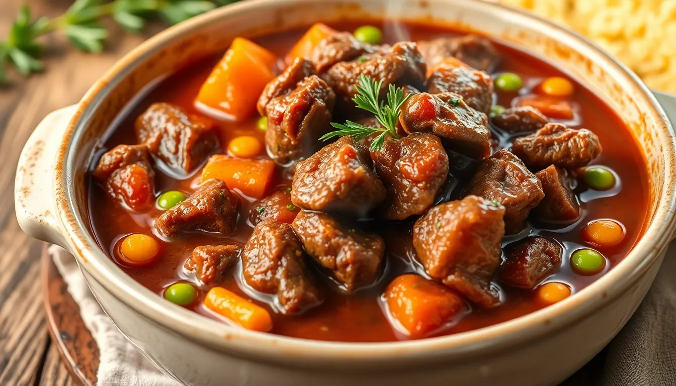 Easy Stew Beef Recipe: Tender, Hearty Comfort Food in 90 Minutes 16 Easy Stew Beef Recipe: Tender, Hearty Comfort Food in 90 Minutes 15