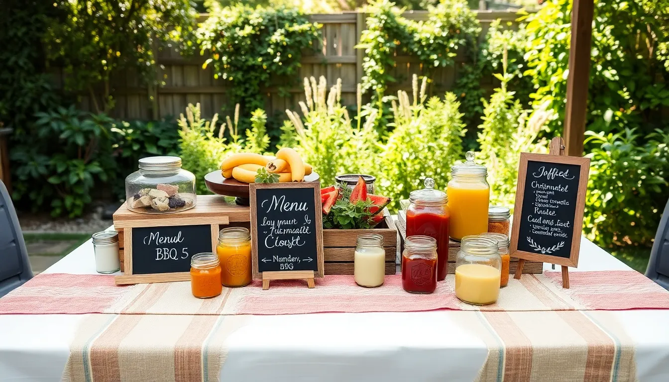 27 Backyard BBQ Buffet Table Ideas That'll Make Your Guests Go Crazy 18 27 Backyard BBQ Buffet Table Ideas That'll Make Your Guests Go Crazy 17