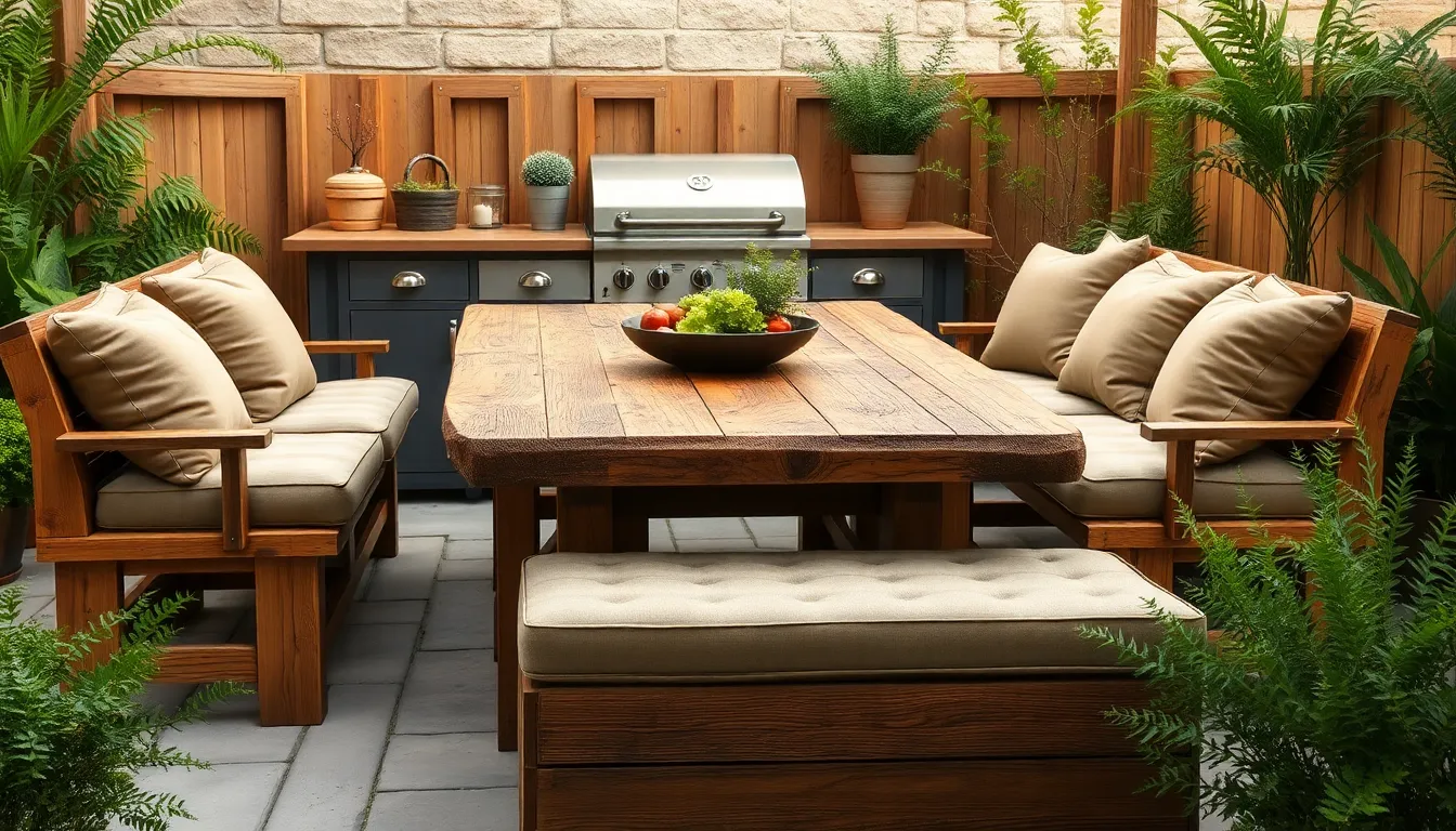 15 Stunning Rustic Outdoor BBQ Area Ideas That'll Transform Your Backyard 18 15 Stunning Rustic Outdoor BBQ Area Ideas That'll Transform Your Backyard 17