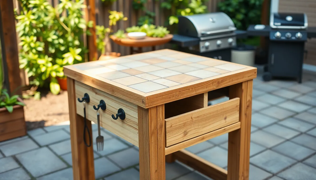 Build Your Own BBQ Side Table: Easy DIY Guide for Perfect Grilling Setup 18 Build Your Own BBQ Side Table: Easy DIY Guide for Perfect Grilling Setup 17