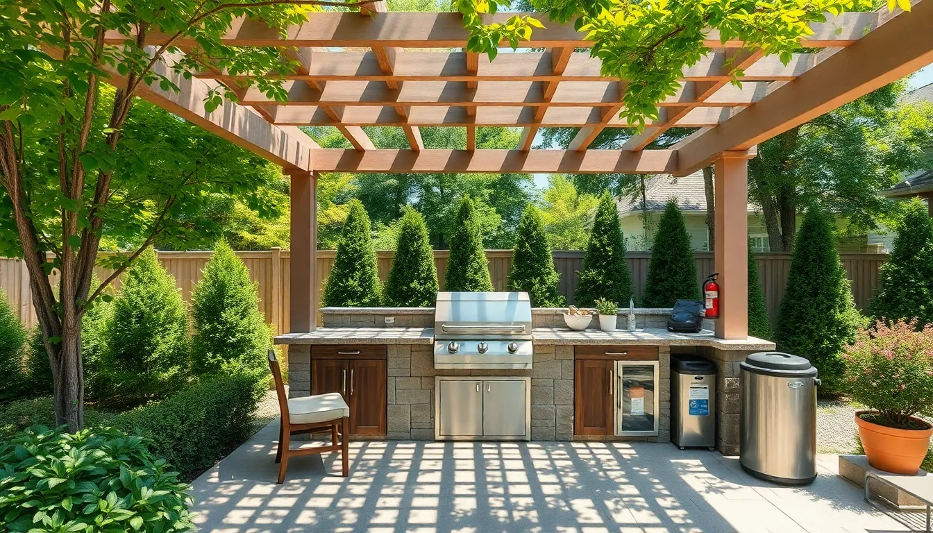 35 Stunning Outdoor BBQ Area Ideas to Transform Your Backyard Into an Entertainment Paradise 17