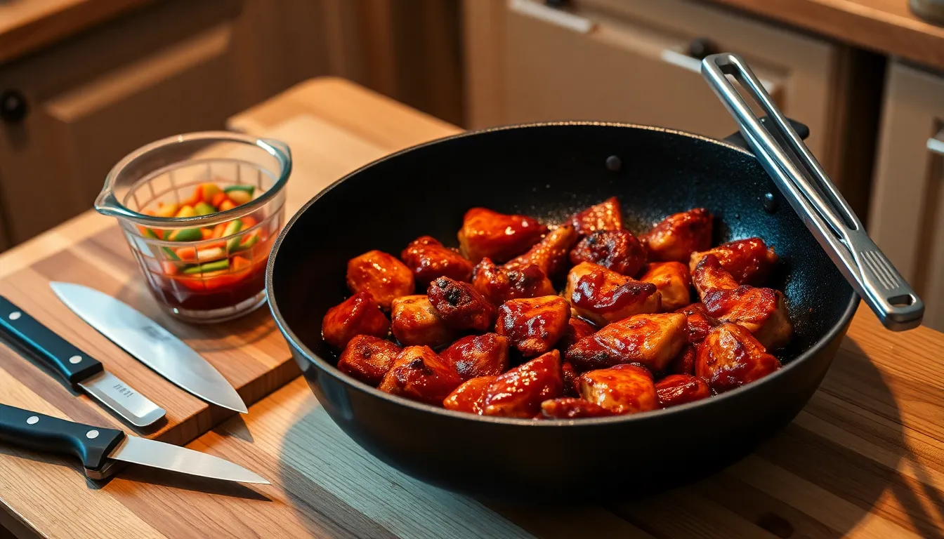 Easy Stovetop BBQ Chicken Recipe - Ready in 30 Minutes (No Grill Needed!) 2 Easy Stovetop BBQ Chicken Recipe - Ready in 30 Minutes (No Grill Needed!) 1