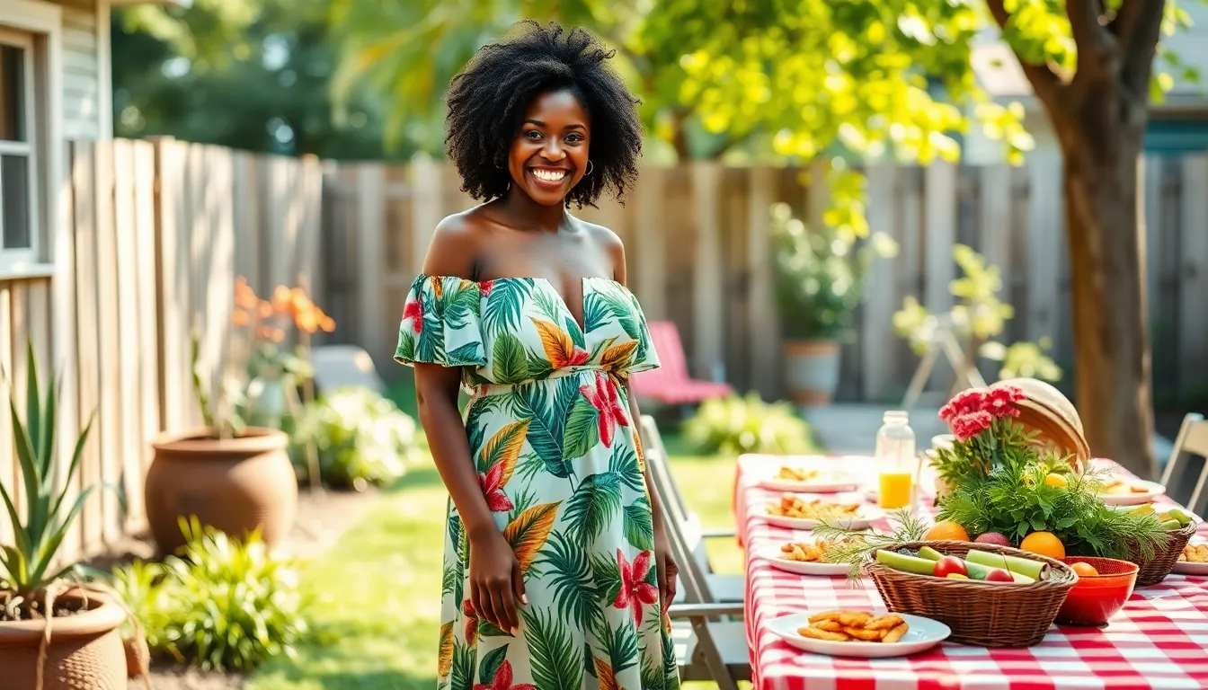 25 Stunning BBQ Outfit Ideas for Black Women This Summer - Stay Cool & Chic 2 25 Stunning BBQ Outfit Ideas for Black Women This Summer - Stay Cool & Chic 1