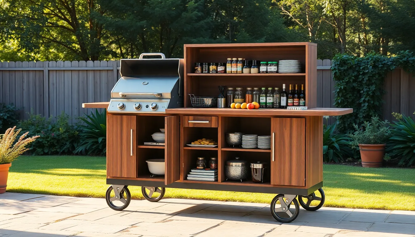 25 Creative Outdoor BBQ Stand Ideas That Transform Your Backyard Into a Grill Paradise 2 25 Creative Outdoor BBQ Stand Ideas That Transform Your Backyard Into a Grill Paradise 1