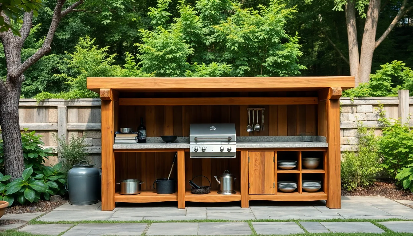25 DIY BBQ Surround Ideas That Transform Your Backyard Into an Outdoor Kitchen 2 25 DIY BBQ Surround Ideas That Transform Your Backyard Into an Outdoor Kitchen 1