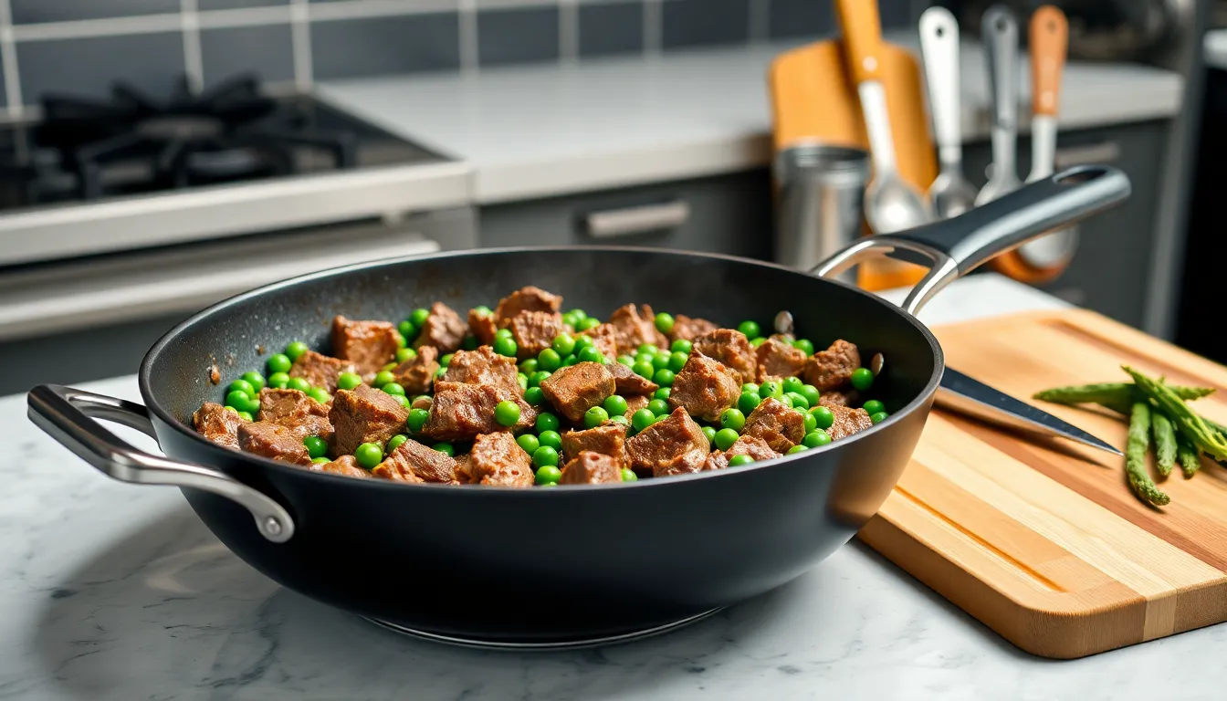 Easy Beef and Peas Recipe: One-Pot Comfort Food Ready in 30 Minutes 2 Easy Beef and Peas Recipe: One-Pot Comfort Food Ready in 30 Minutes 1