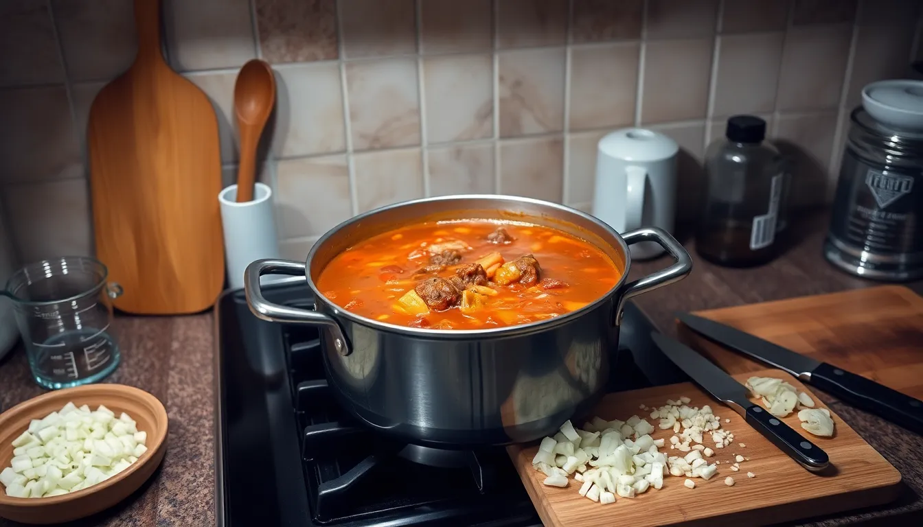 Easy Beef Enchilada Soup Recipe - Ready in 30 Minutes 2 Easy Beef Enchilada Soup Recipe - Ready in 30 Minutes 1