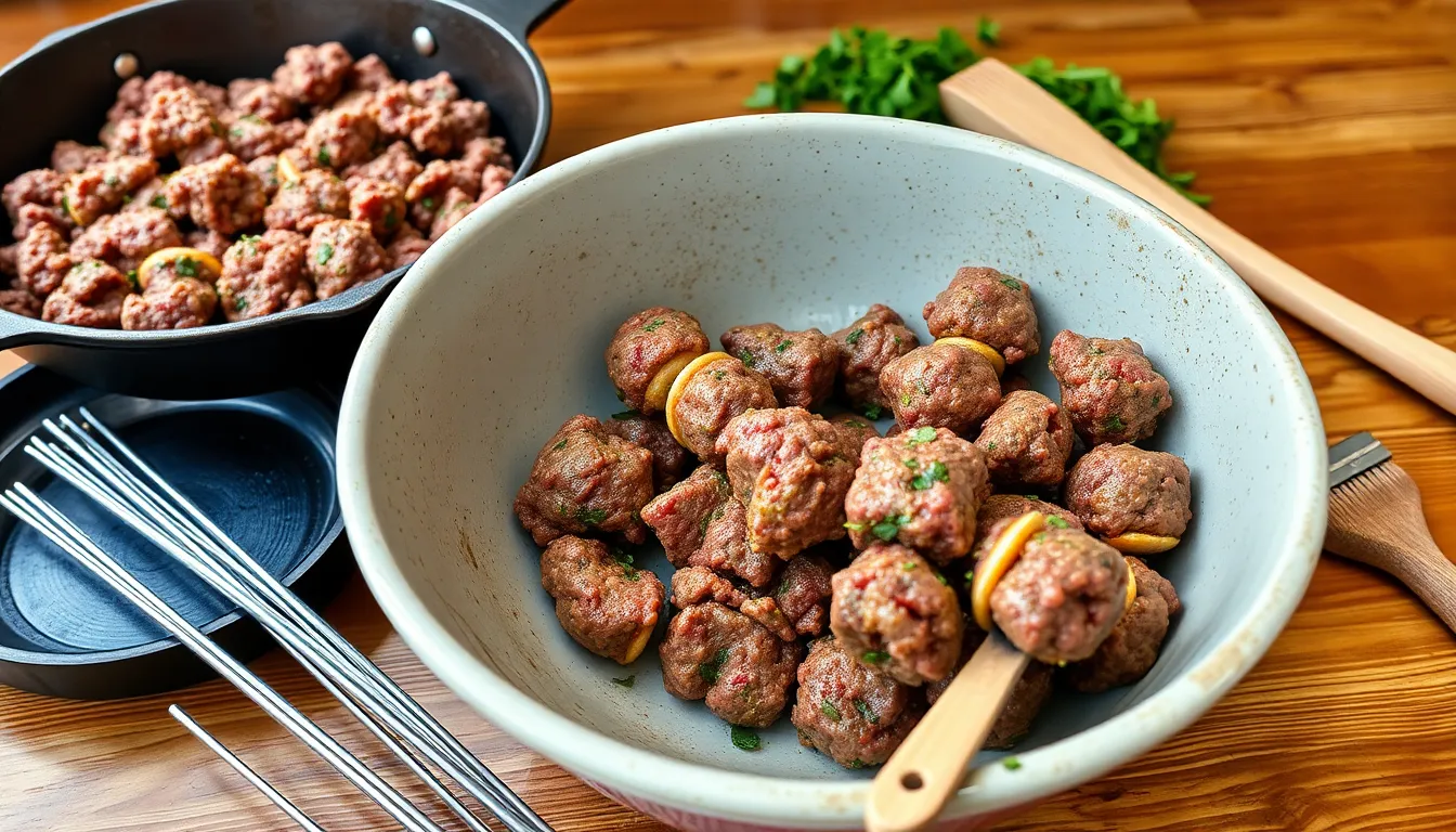 Authentic Egyptian Kofta Recipe with Ground Beef (Easy Grilled Meatballs!) 2 Authentic Egyptian Kofta Recipe with Ground Beef (Easy Grilled Meatballs!) 1