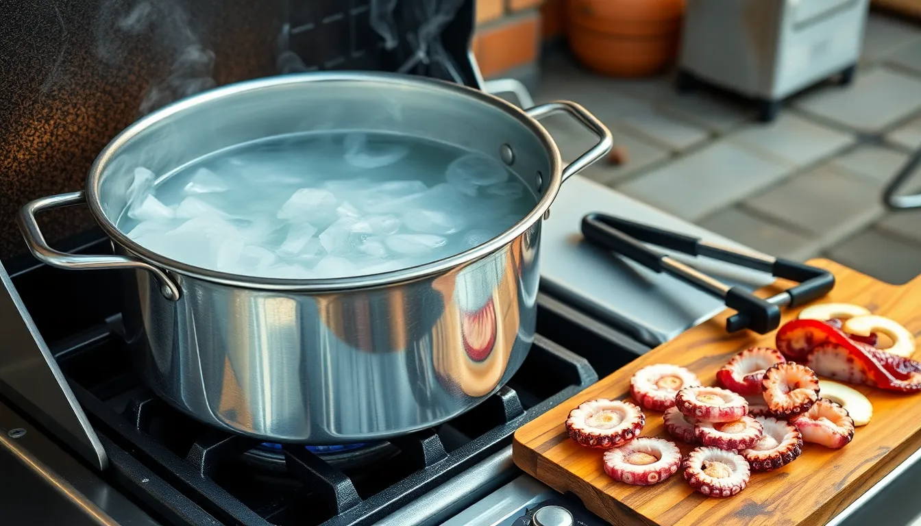 Authentic Spanish Grilled Octopus Recipe: Master Pulpo a la Plancha Like a Pro 2 Authentic Spanish Grilled Octopus Recipe: Master Pulpo a la Plancha Like a Pro 1