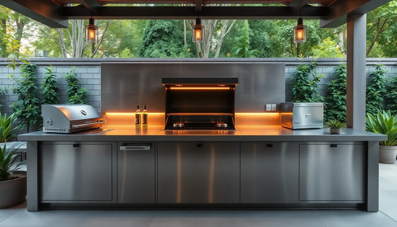 25 Outdoor BBQ Bar Ideas That'll Transform Your Backyard Into Paradise 2 25 Outdoor BBQ Bar Ideas That'll Transform Your Backyard Into Paradise 1