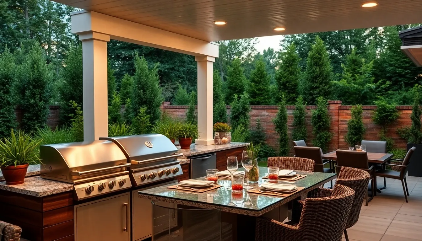 25 Stunning Outdoor Kitchen BBQ Ideas to Transform Your Backyard in 2025 2 25 Stunning Outdoor Kitchen BBQ Ideas to Transform Your Backyard in 2025 1