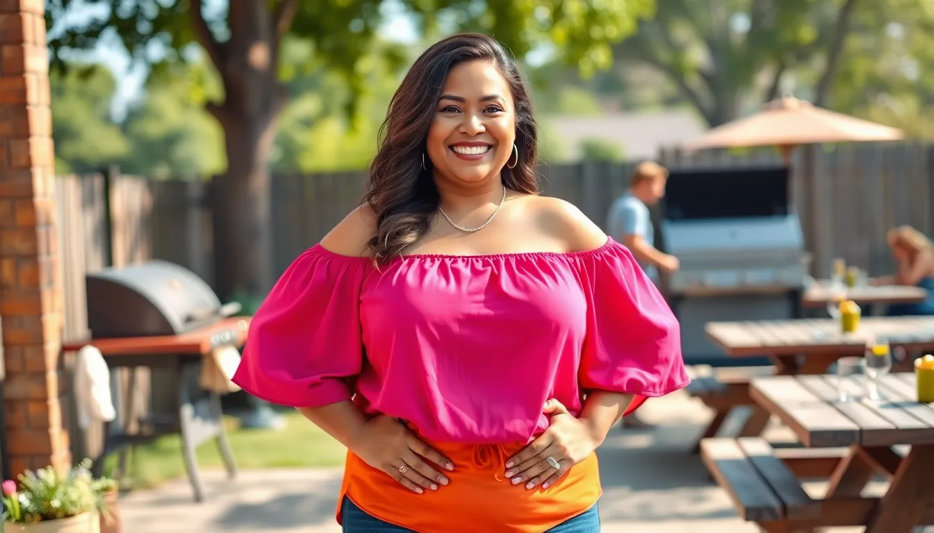 15 Stylish Plus Size BBQ Outfit Ideas That Keep You Cool & Confident 1