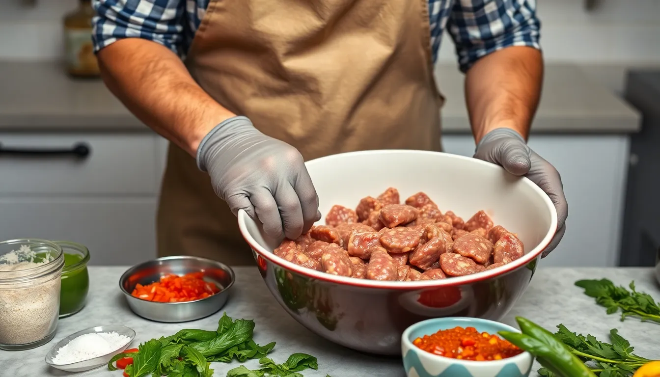 Perfect Homemade Smoked Sausage Recipe: Easy Step-by-Step Guide 2 Perfect Homemade Smoked Sausage Recipe: Easy Step-by-Step Guide 1