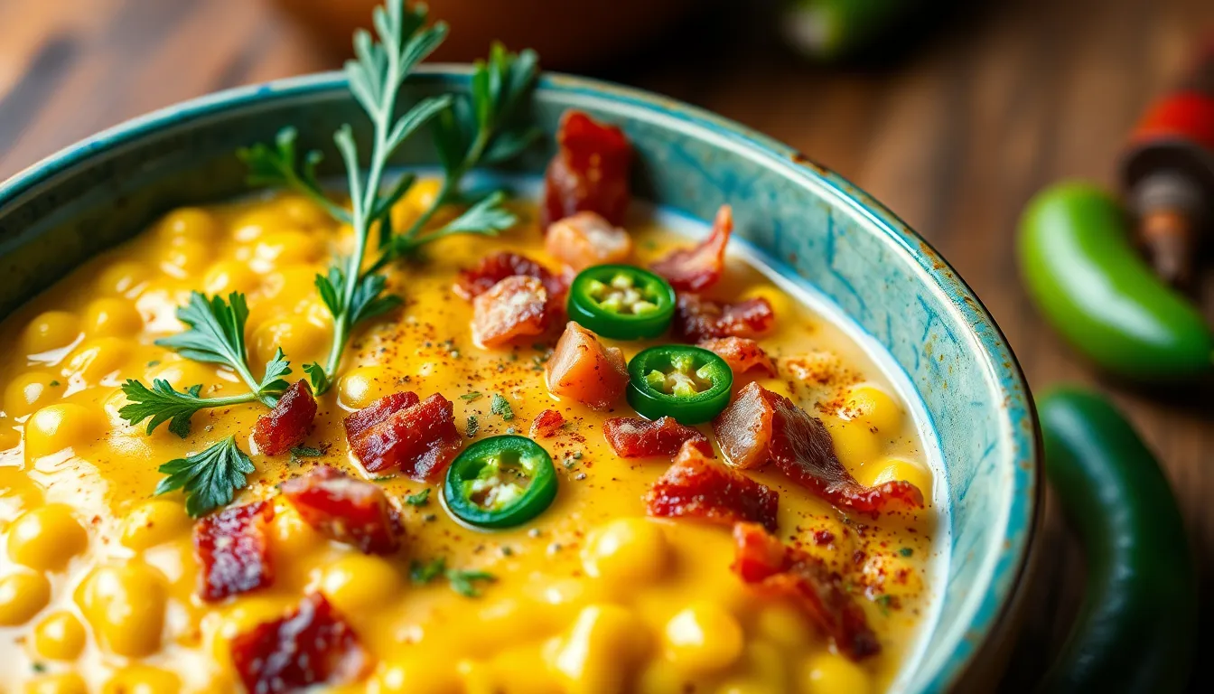 Perfect Smoked Cream Corn Recipe: Easy BBQ Side Dish in 2 Hours 2 Perfect Smoked Cream Corn Recipe: Easy BBQ Side Dish in 2 Hours 1