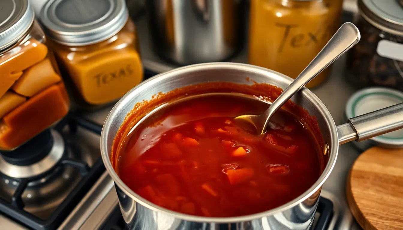 Authentic Texas BBQ Sauce Recipe: Bold & Tangy Homemade Perfection 2 Authentic Texas BBQ Sauce Recipe: Bold & Tangy Homemade Perfection 1