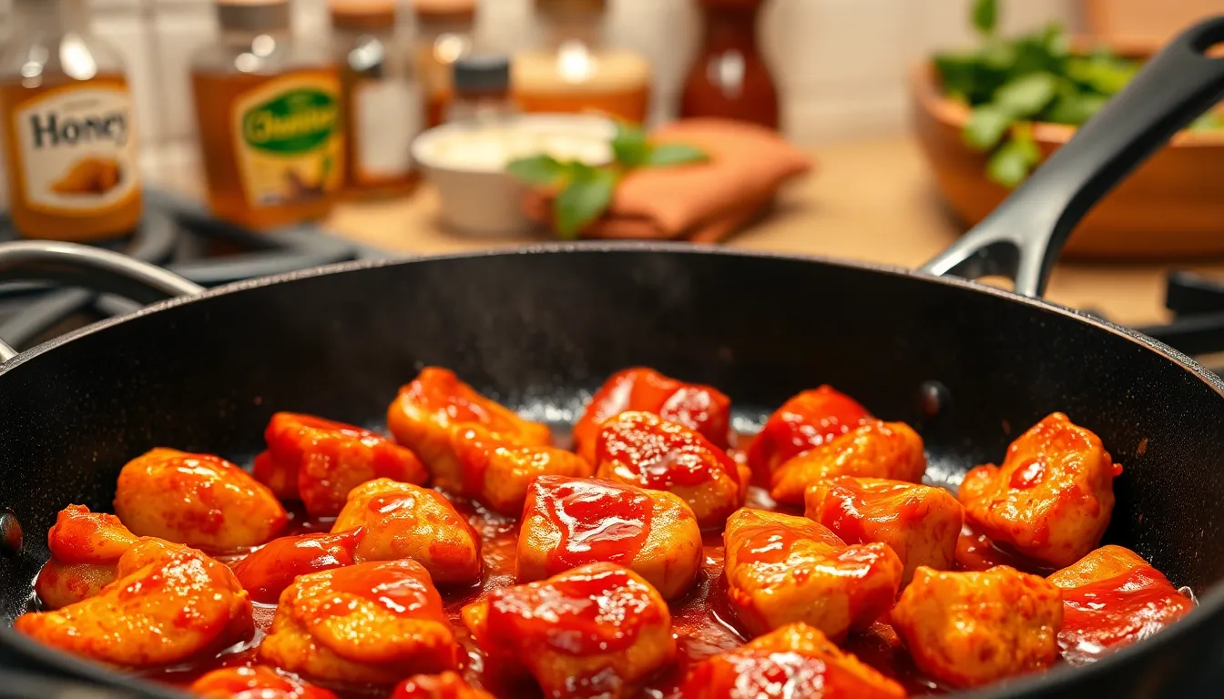 Easy Stovetop BBQ Chicken Recipe - Ready in 30 Minutes (No Grill Needed!) 14 Easy Stovetop BBQ Chicken Recipe - Ready in 30 Minutes (No Grill Needed!) 13