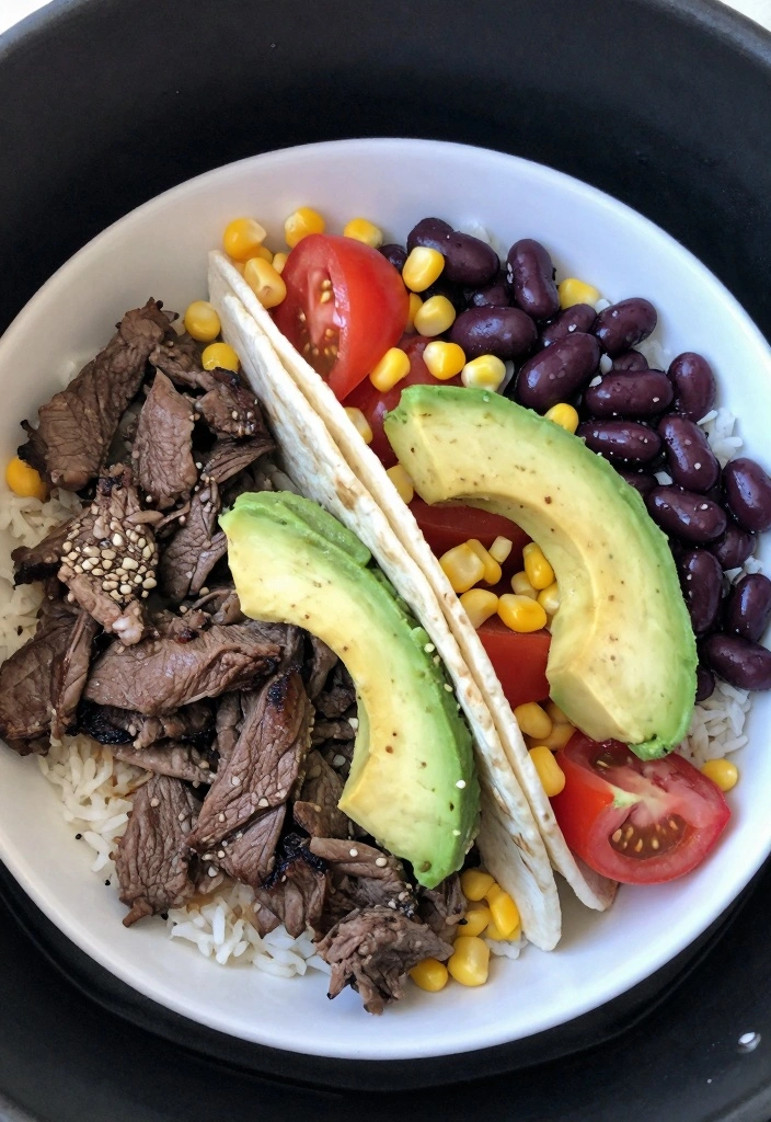 10 Air Fryer Beef Recipes for Crisp Easy Meals - 10. Air Fryer Beef Taco Bowl