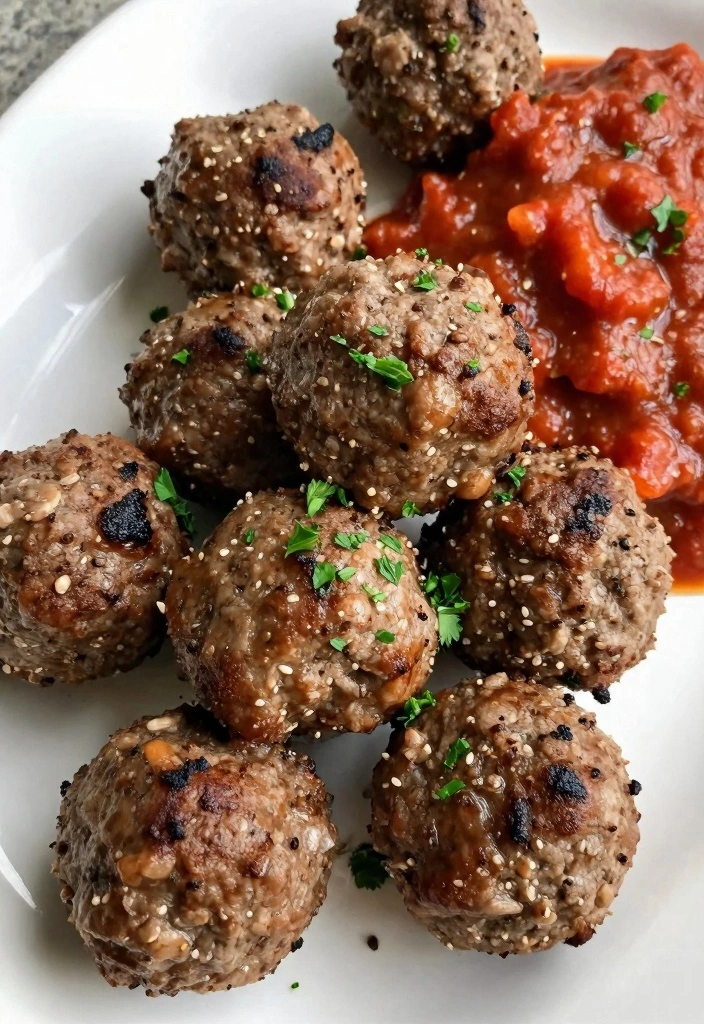 10 Air Fryer Beef Recipes for Crisp Easy Meals - 3. Air Fryer Beef Meatballs