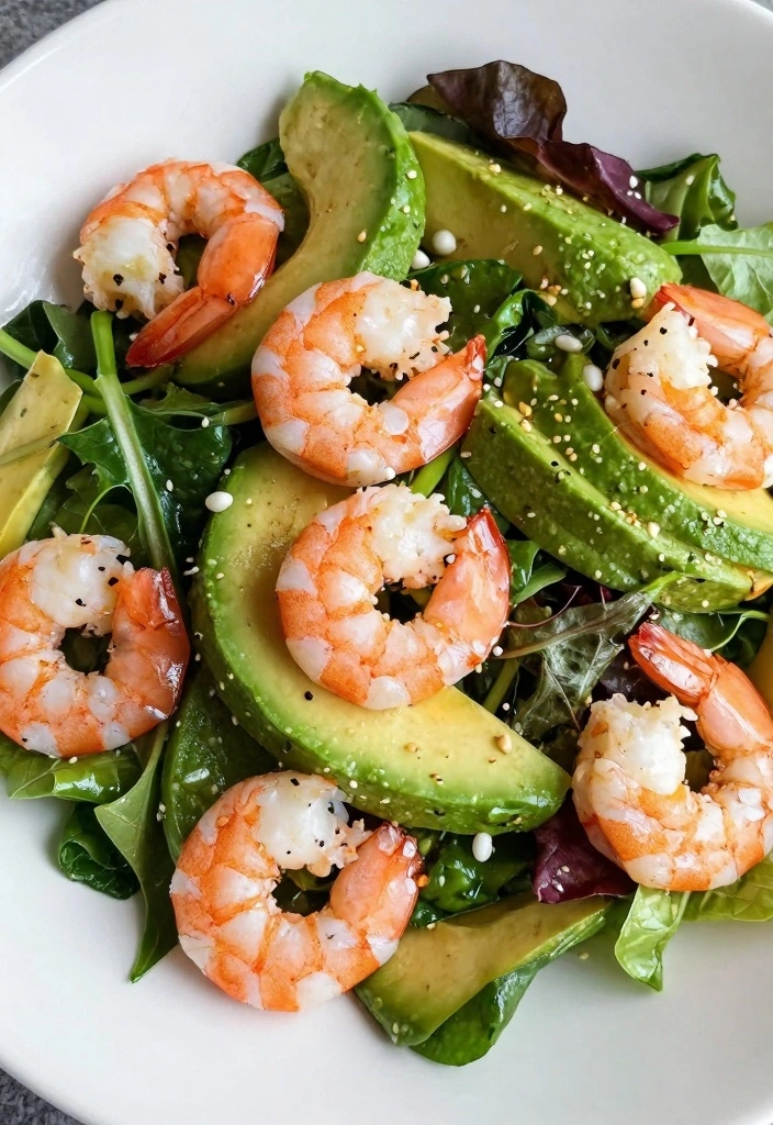 10 Air Fryer Shrimp Recipes for Crisp Light Cooking 100 10 Air Fryer Shrimp Recipes for Crisp Light Cooking - 10. Shrimp and Avocado Salad