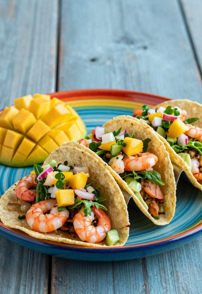 10 Air Fryer Shrimp Recipes for Crisp Light Cooking 67 10 Air Fryer Shrimp Recipes for Crisp Light Cooking - 7. Shrimp Tacos with Mango Salsa