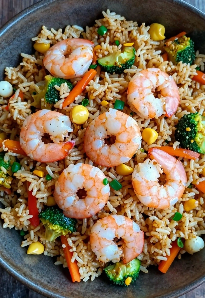 10 Air Fryer Shrimp Recipes for Crisp Light Cooking 78 10 Air Fryer Shrimp Recipes for Crisp Light Cooking - 8. Air Fryer Shrimp Fried Rice