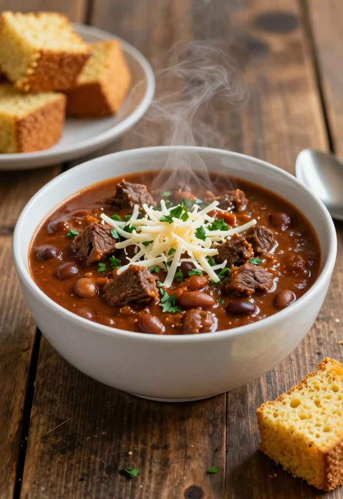10 Canned Beef Recipes for Fast Budget-Friendly Dinners - 2. Beef and Bean Chili