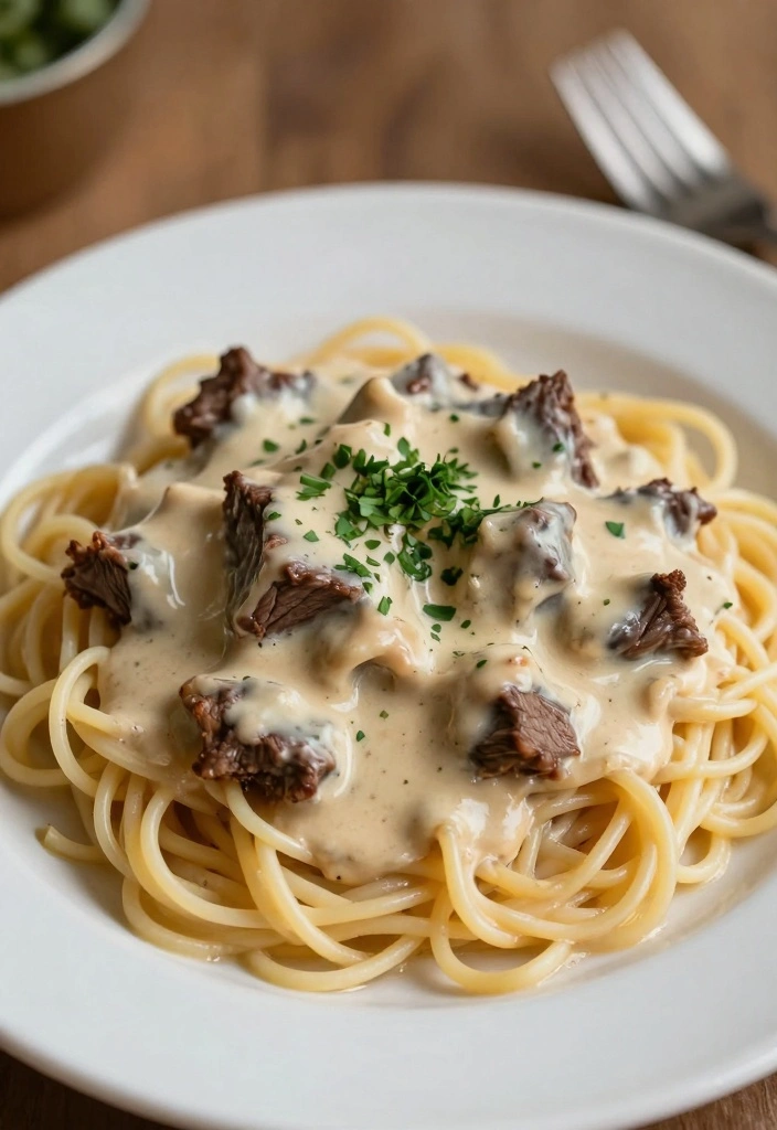 10 Canned Beef Recipes for Fast Budget-Friendly Dinners - 3. Beef Stroganoff
