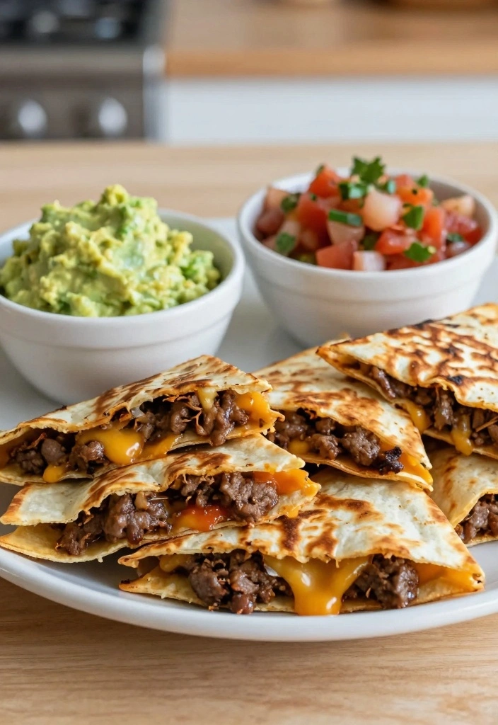 10 Canned Beef Recipes for Fast Budget-Friendly Dinners - 9. Beef Quesadillas