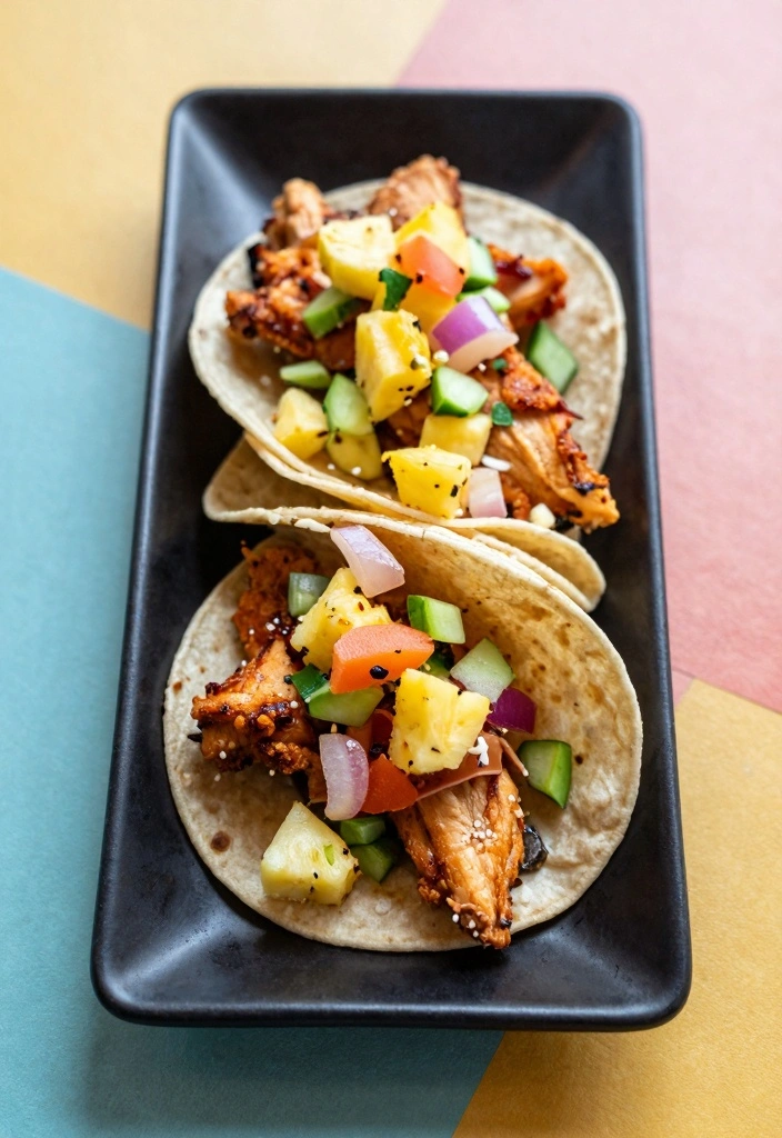 10 Chicken Lunch Recipes for Simple Midday Meals 56 10 Chicken Lunch Recipes for Simple Midday Meals - 6. Chicken Tacos with Pineapple Salsa