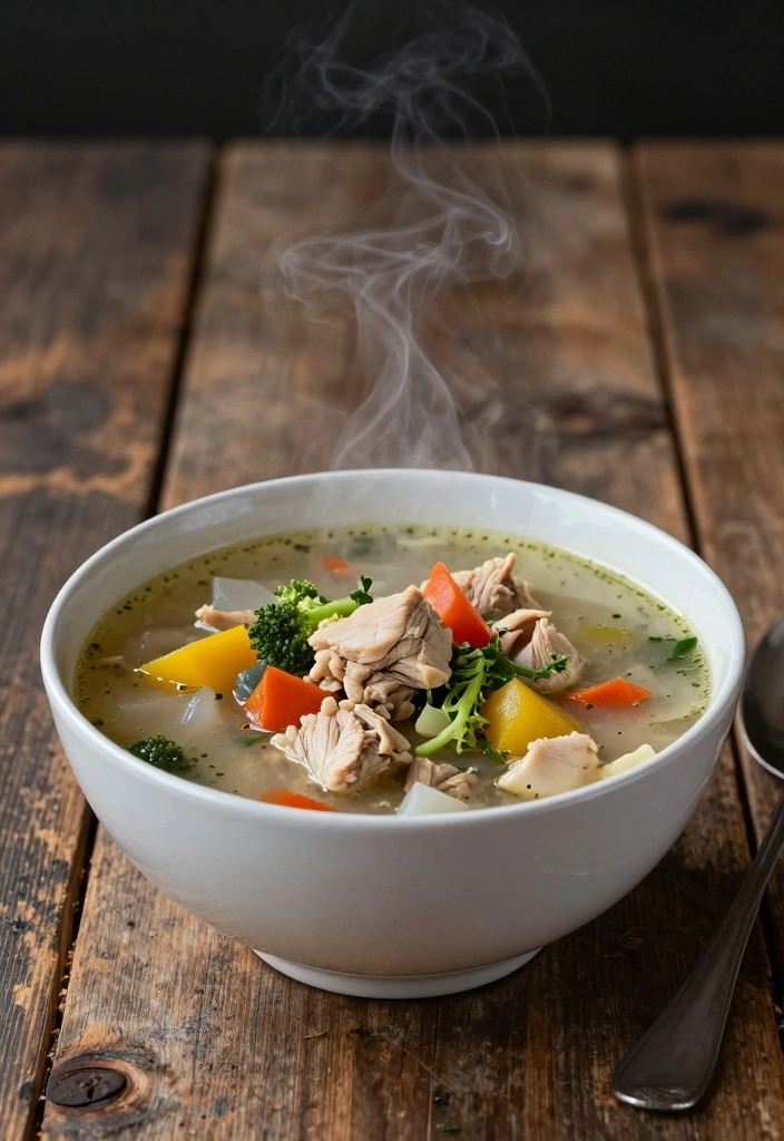 10 Chicken Lunch Recipes for Simple Midday Meals 89 10 Chicken Lunch Recipes for Simple Midday Meals - 9. Chicken and Vegetable Soup