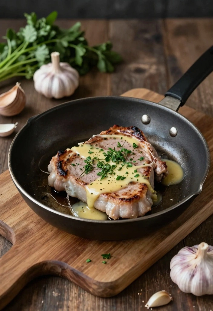 10 Cool Pork Chop Recipes for Fun Fresh Flavor 23 10 Cool Pork Chop Recipes for Fun Fresh Flavor - 3. Garlic and Herb Butter Pork Chops